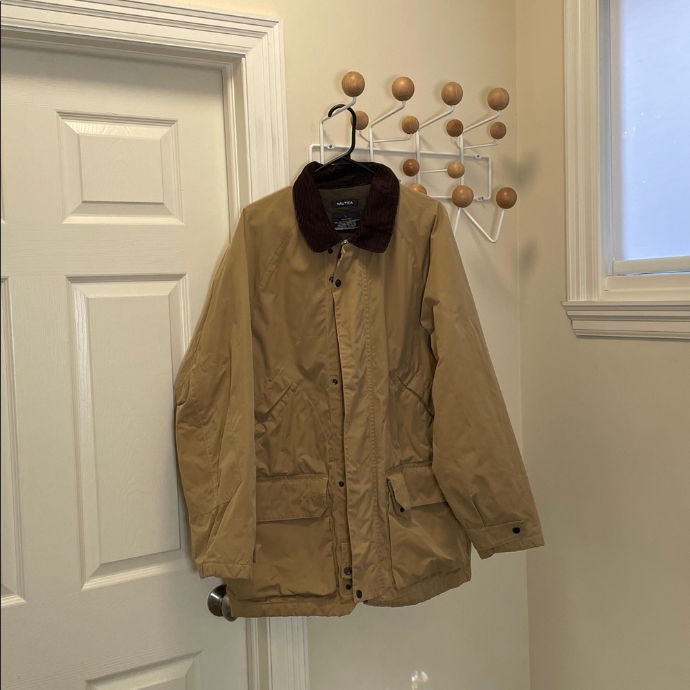 Nautica - Two Toned Work Outdoor Jacket - Brown / Tan - L